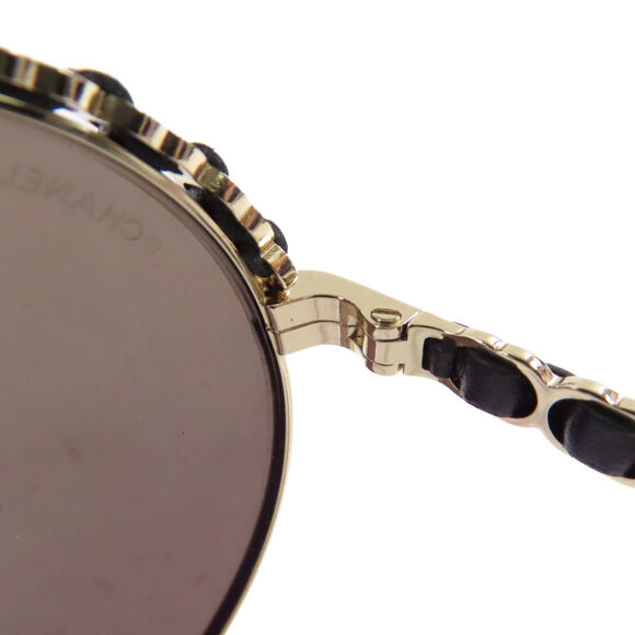 Chanel Cc Sunglasses Metal Pvc Black #166052C51B - Picture 9 of 11